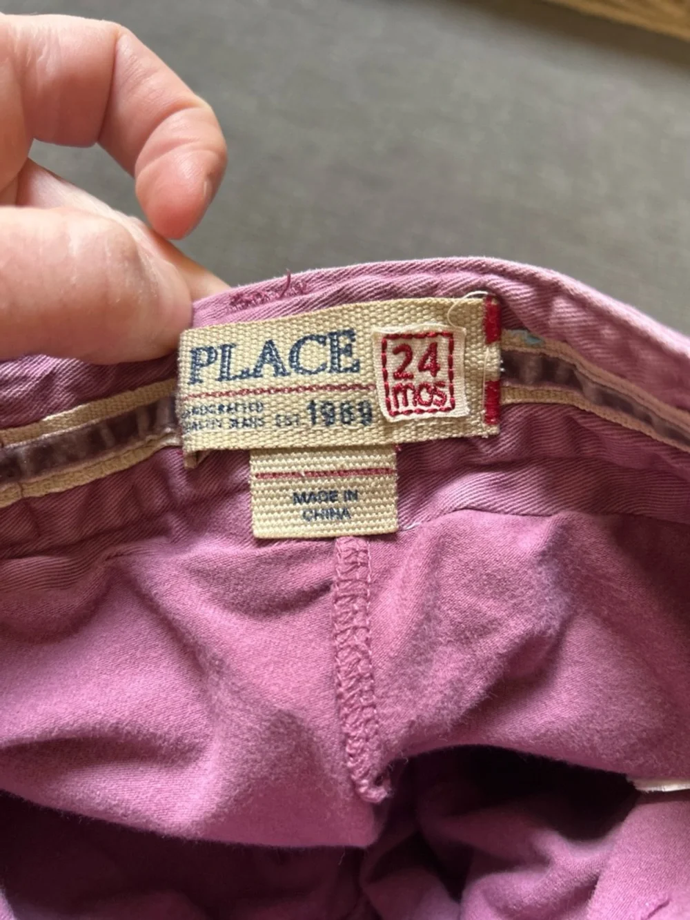 The Children’s Place Purple Heart shaped pocket corduroy skirt 24 mon